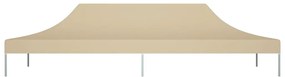 Teto para tenda de festas 6x3 m 270 g/m² bege