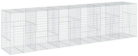 Cesto gabião com cobertura 600x100x150 cm ferro galvanizado
