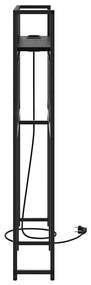 Cabeceira de armazenamento com cabeceira Carvalho preto 90 cm