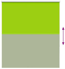 Persiana de enrolar 125x130 cm largura tecido 121,6cm poliéster