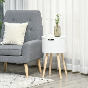 Mesa de Apoio Tamp – Branco – Design Nórdico