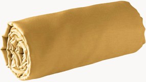 Lençol com elástico em cetim de algodão Uni