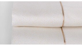 Jogo de lençóis 100% algodão cetim  -  Cibele Gamanatura: Dourado 1 lençol de baixo 240x280 cm + 1 lençol superior 240x280 cm + 2 fronhas 50x70 cm