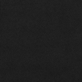 Cortinas opacas aspeto linho c/ ilhós 2 pcs 140x225 cm preto