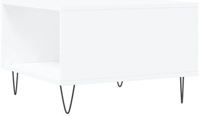 Mesa de centro 55x55x36,5 cm derivados de madeira branco