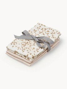 Fraldas de musselina para bebé em algodão orgânico Lierre, conjunto de 4