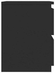 Mesa de cabeceira 30x30x40 cm contraplacado preto