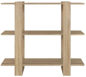 Estante/divisória 100x30x87 cm cor carvalho sonoma