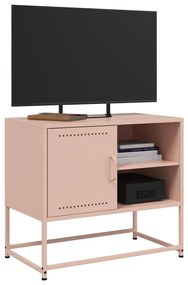 Móvel de TV 68x39x60,5 cm aço rosa
