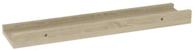 Prateleiras de parede 2 pcs 40x9x3 cm carvalho sonoma
