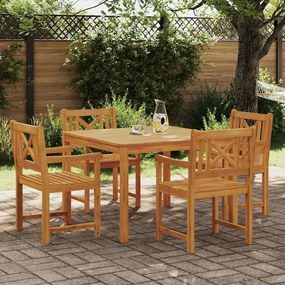 vidaXL Conjunto de Jantar para o Jardim 5 Peças em Madeira de Acácia