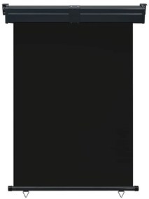 Toldo lateral para varanda 125x250 cm preto