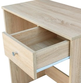 Toucador em aglomerado 75x40x141 cm carvalho