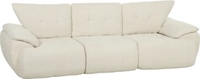 HOMCOM Sofá 3 lugares, 260 cm, chenille, sofá modular sem estrutura com assento extra largo e profundo, apoios de braço largos | Aosom Portugal