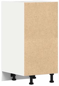 Armário inferior “Riga” 40x44,5x81,5cm derivados madeira branco
