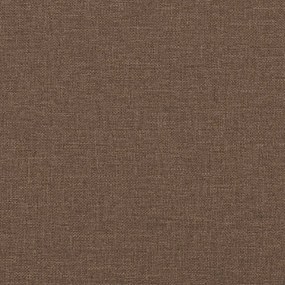 Sofá de 2 lugares tecido 120 cm castanho