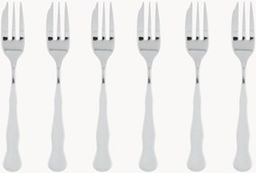 Garfos de sobremesa em aço inoxidável polidos 1965, conjunto de 6
