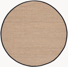 Tapete redondo de pelo curto em erva marinha Natural Fibers