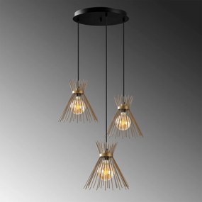 **** Chandelier Kirpi – Dourado – 63 x 63 cm

**
