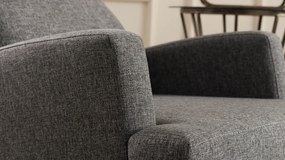 Cadeira Wing Kana – Cinzento Escuro – 76x91x87 cm