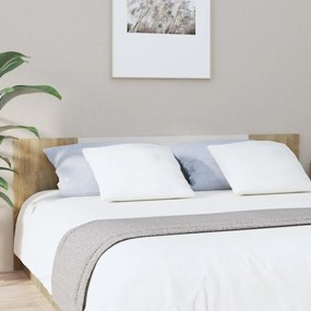 vidaXL Cabeceira cama 200x1,5x80cm cm derivados madeira branco/sonoma