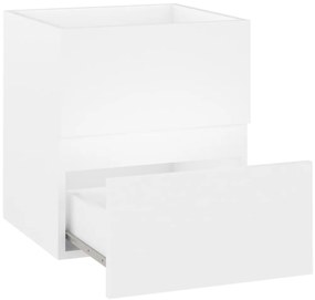 Armário de lavatório 41x38,5x45 cm derivados de madeira branco