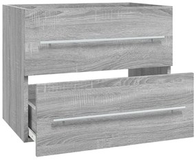 Móvel p/ lavatório 60x38,5x48 cm derivados madeira cinza sonoma