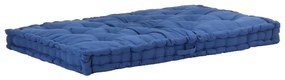Almofadão p/ móveis de paletes algodão 120x80x10 cm azul-claro