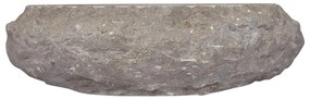 Lavatório Ø40x12 cm mármore cinzento