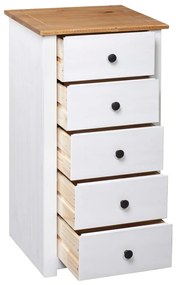 Aparador 46x40x89 cm pinho Panama branco
