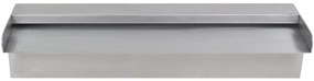 Fonte para piscina retangular 45 cm aço inoxidável