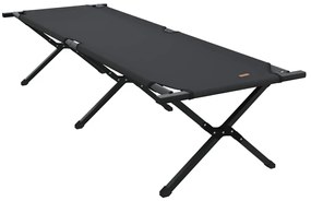 Cama Sun Dobrável com Bolsa Preta 600D Tecido Oxford