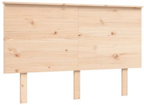 Cama de casal para idosos com cabeceira madeira maciça