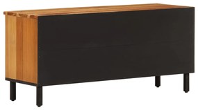 Móvel de TV 100x33x46 cm madeira de acácia maciça