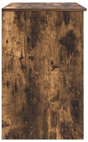 Secretária 86x49x76 cm derivados de madeira cor carvalho fumado