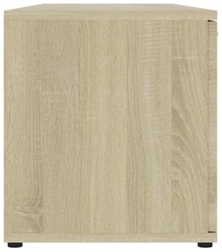 Móvel de TV 120x34x37 cm derivados de madeira carvalho sonoma