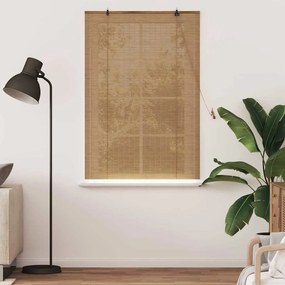 Persianas e Sombras de Janela Marrom Claro 120 x 160 cm Bambu