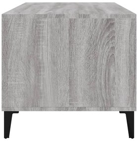 Mesa de centro 90x49x45 cm derivados de madeira cinzento sonoma