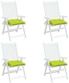vidaXL Almofadões móveis de paletes 4pcs tecido oxford verde brilhante