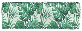 Almofadas para Palete para Banco 2 pcs Padrão de Folha 120x40x8 cm Tec