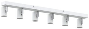 Spotlight de Teto 6 Vias Ajustáveis Branco E27