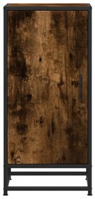 Aparador 35,5x35x76 cm deriv. de madeira/metal carvalho fumado
