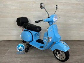 Moto criança eletrica Vespa Clássica Piaggio PX-150 12V Azul