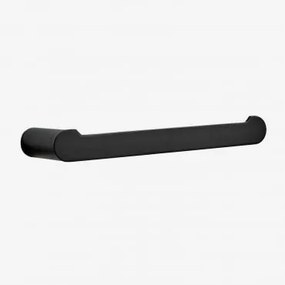 Toalheiro De Parede Com Barra ↔︎20cm Para Banheiro Em Aço Inox Alameda Preto - Sklum