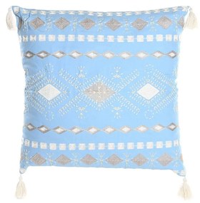 Almofada DKD Home Decor Azul Branco 60 x 20 x 60 cm