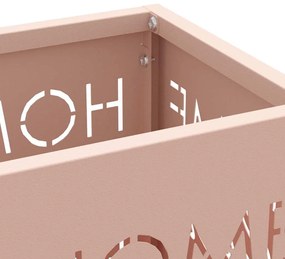 Suporte para Guarda-Chuva Rosa Metal Médio Inserções Decorativas