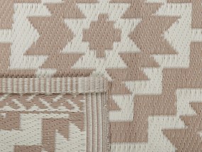 Tapete de exterior creme 120 x 180 cm KARNAL Beliani