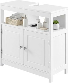 Armário de casa de banho para lavatório (NÃO INCLUIDO) 30 x 60 x 60 cm Branco