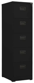 vidaXL Arquivador 46x62x164 cm aço preto