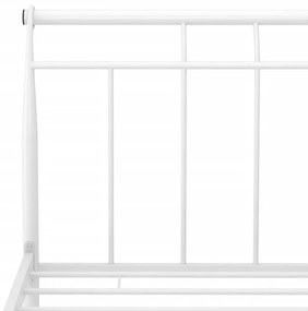 Estrutura de cama 100x200 cm metal branco